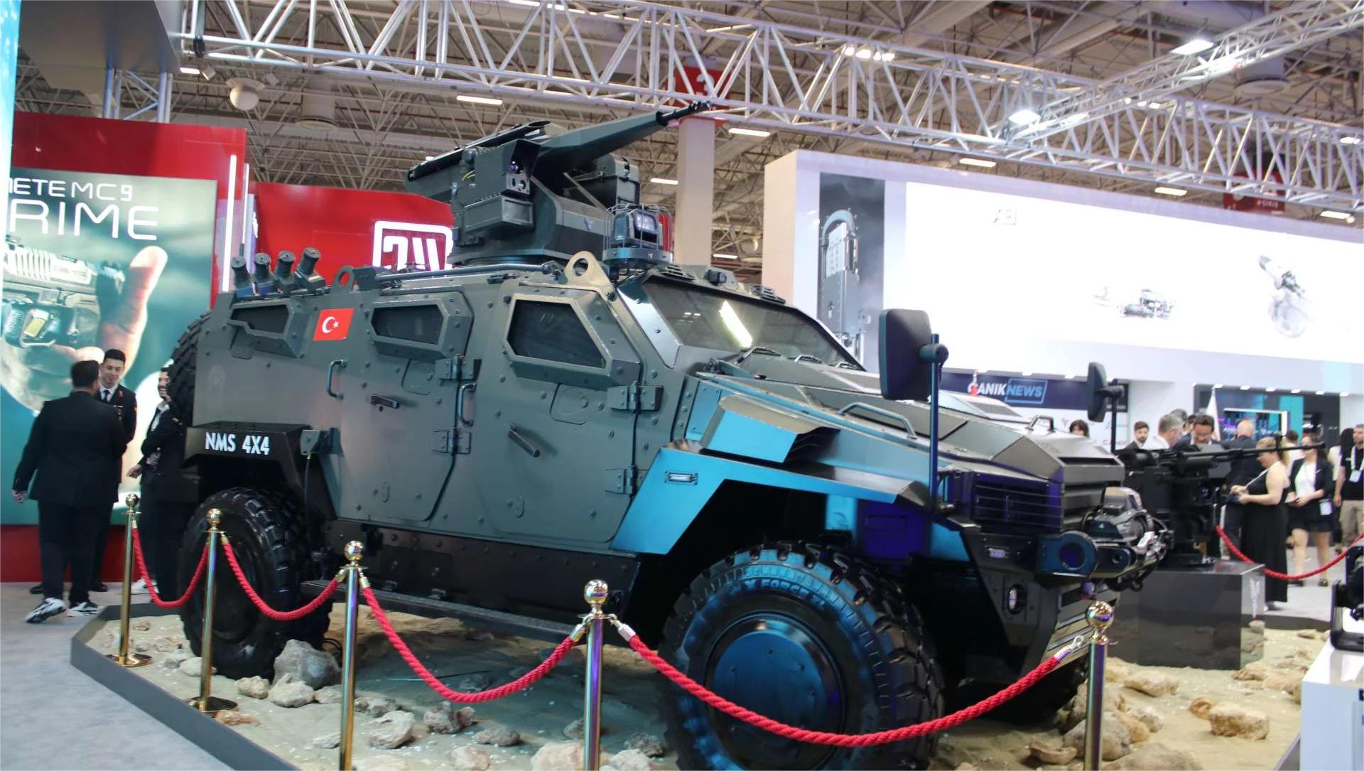 Nurol Makina’dan IDEF 2025’te Yeni Nesil Güç Gösterisi: NMS 4x4 ve Yerli Venom LR Entegre Sistemi Sahada
