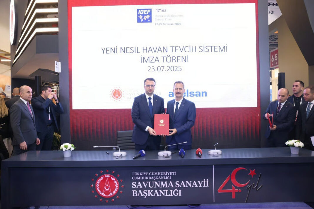 SSB ile ASELSAN arasında yeni nesil Havan Tevcih Sistemi sözleşmesi imzalandı