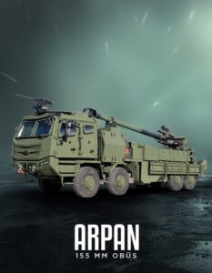 Türk Arpan 155 Obüsü, Modern Topçu Sistemleriyle Yarışta Canlı Atış Testlerini Geçti