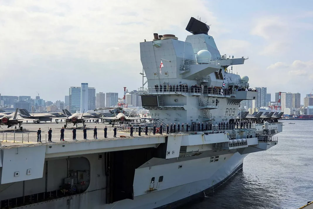 British Royal Navy aircraft carrier