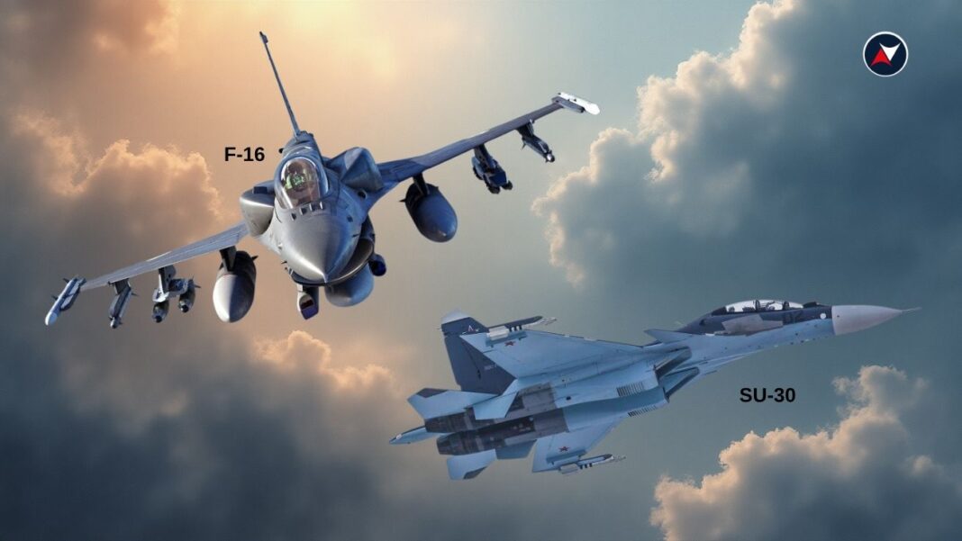 SU-30 AND F-16