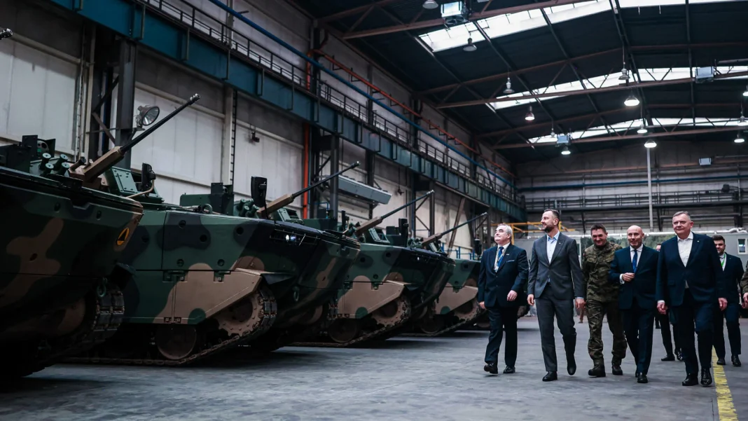 Borsuk fighting vehicles