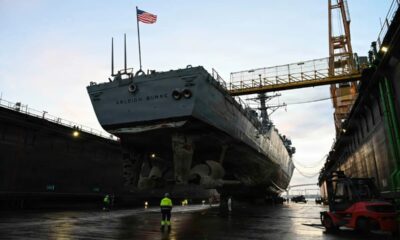 USS Arleigh Burke, İspanya’da Kuru Havuz Bakımına Alındı